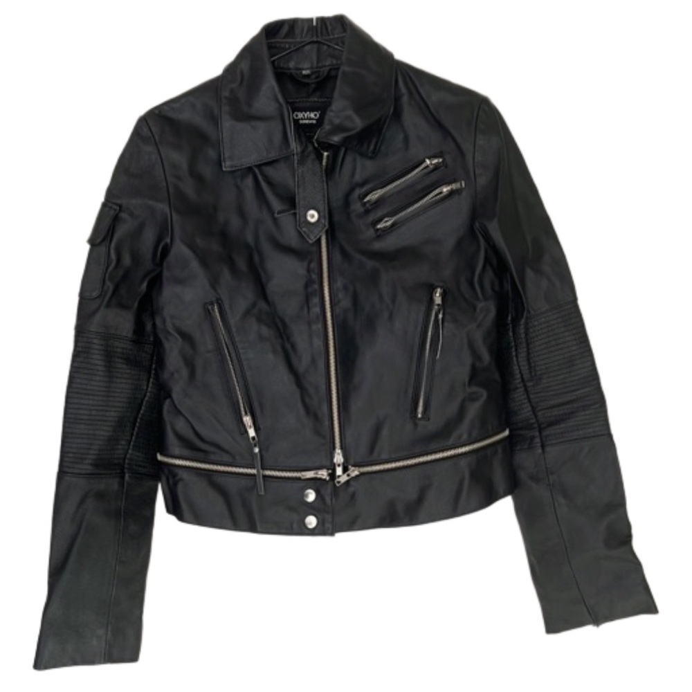 Oxyho Sorento Leather Motto Jacket